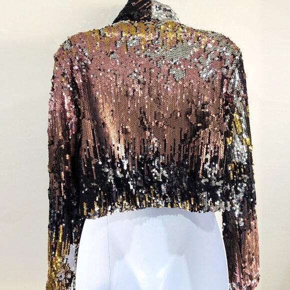 Adore Sequin Blazer Size Large NWT - Picture 3 of 6